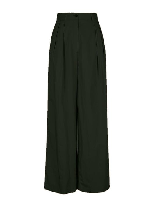 10 Pleated Trousers - Black