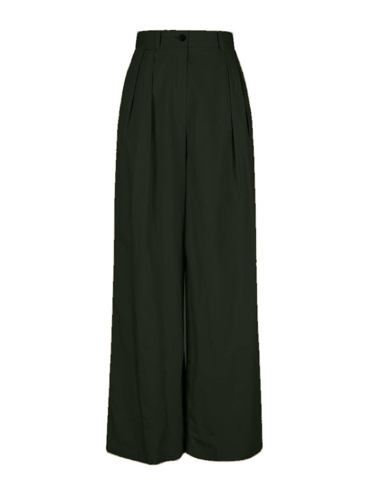 10 Pleated Trousers - Black