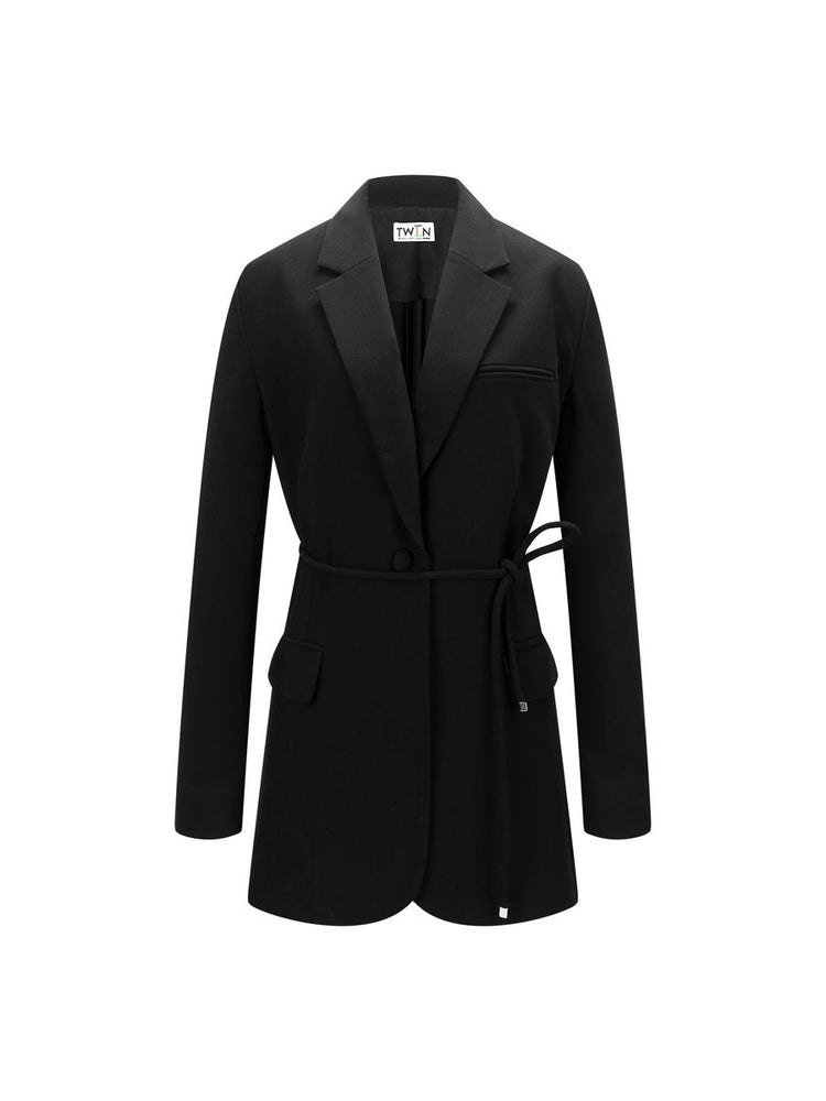 10 Belted Blazer - Black