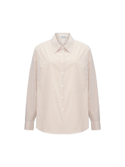 10 Striped Shirt - Ochre