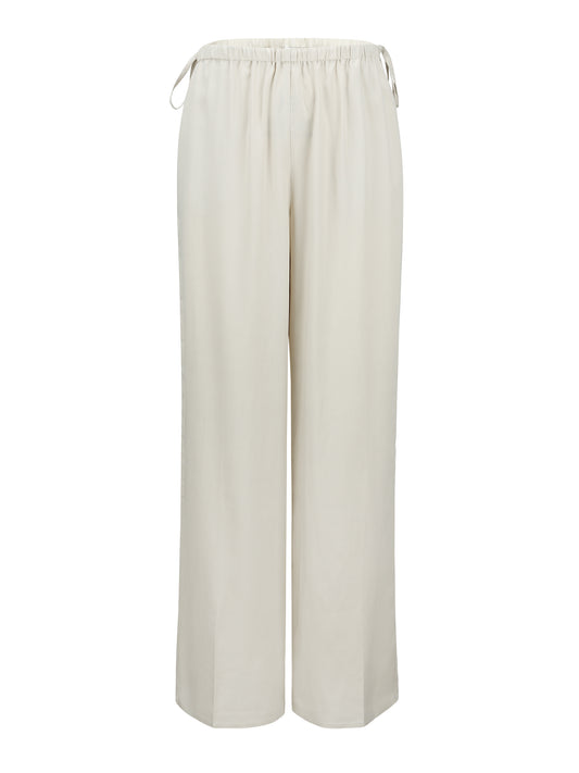 09 Side Tie Pant - Oatmeal