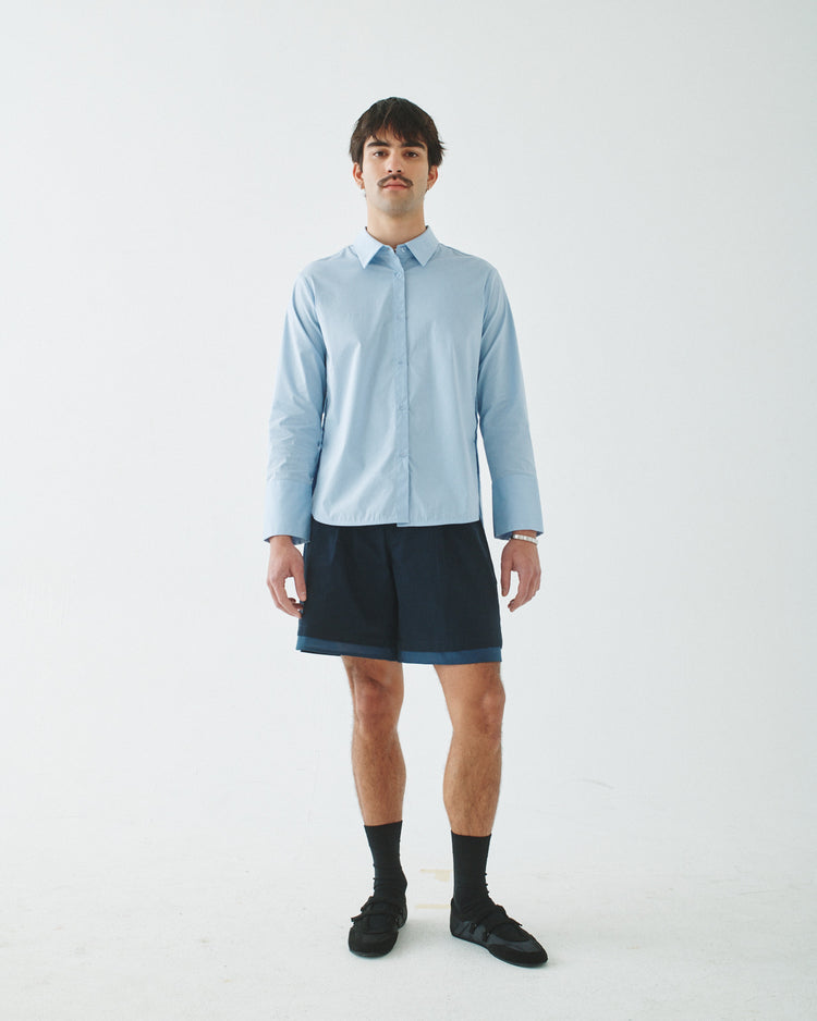 09 Side Vent Shirt - Periwinkle