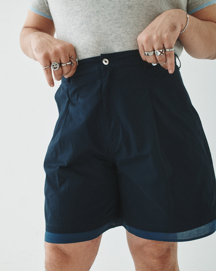 09 Trim Short - Navy