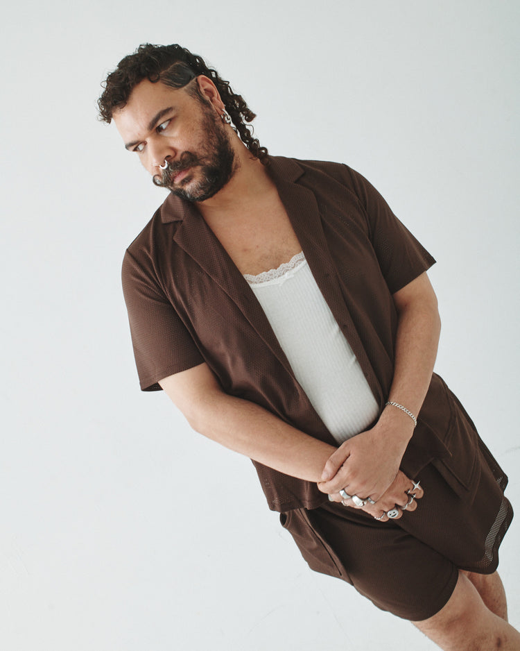 09 Mesh Bowler - Brown