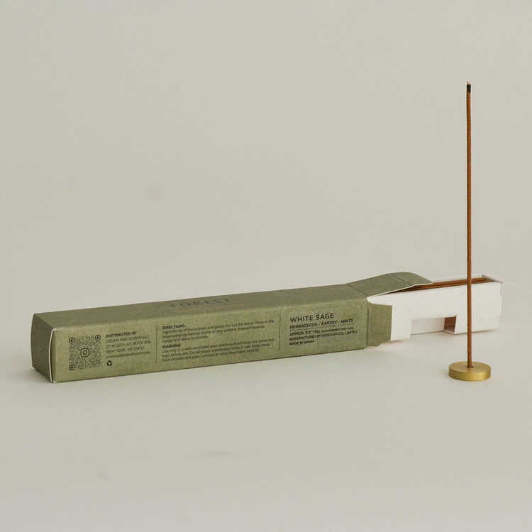 White Sage Japanese Incense Stick Set – 30 Sticks
