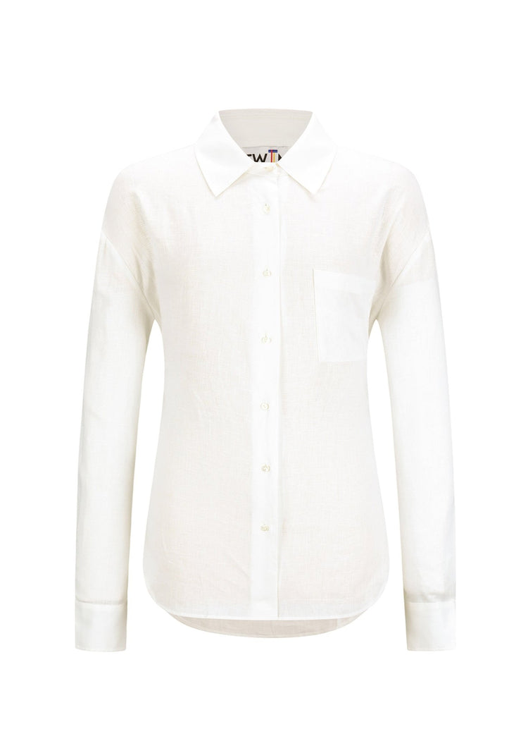 09 Side Vent Shirt - White
