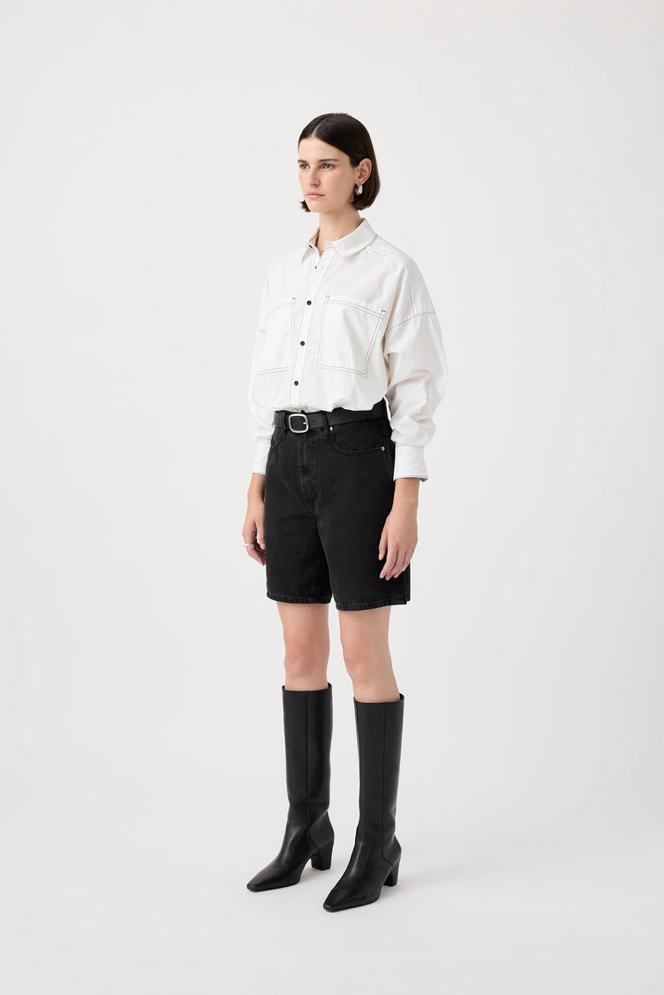 Harry High Relaxed Short - Black