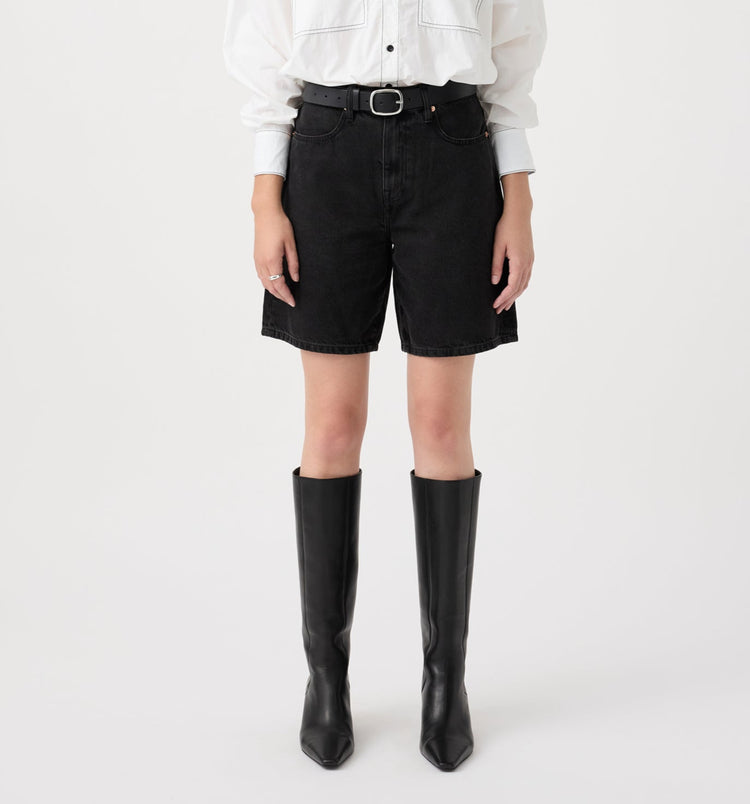 Harry High Relaxed Short - Black