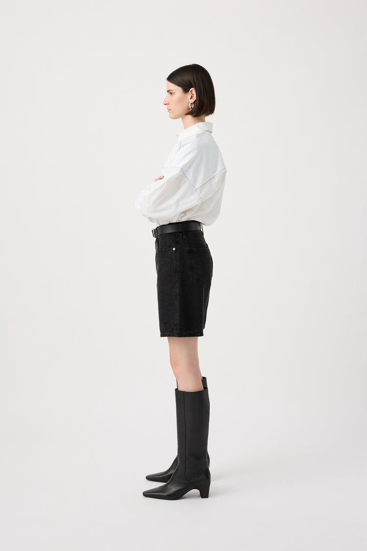 Harry High Relaxed Short - Black