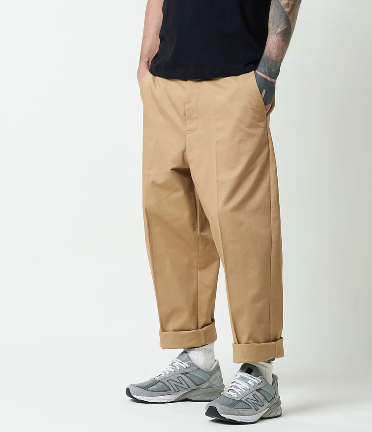 Cotton Twill Chino - Khaki