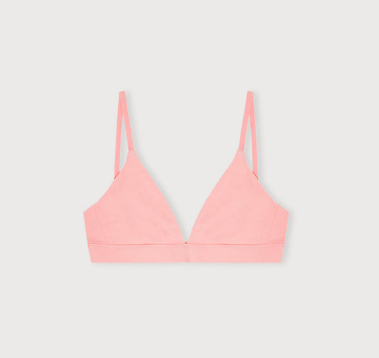 Core Triangle Bralette - Pink