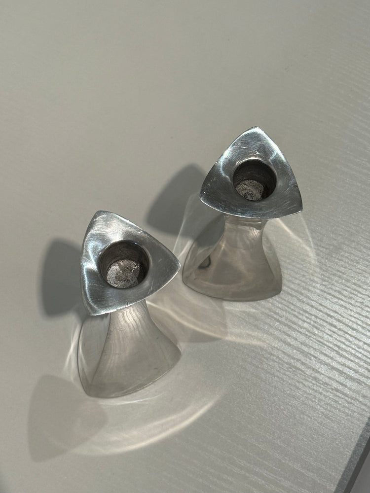 Nambé Candlestick Holders