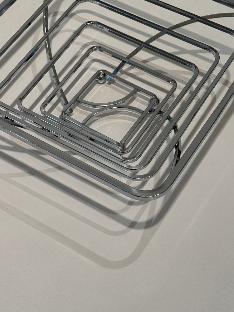 MCM Chrome Wire Fruit Bowl