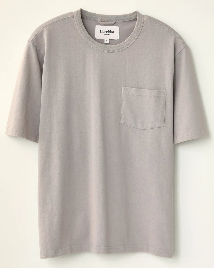 Garment Dye Tee - Oyster Grey