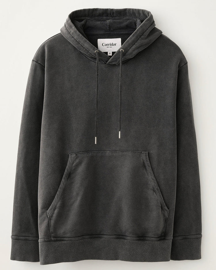 Hoodie - Washed Black
