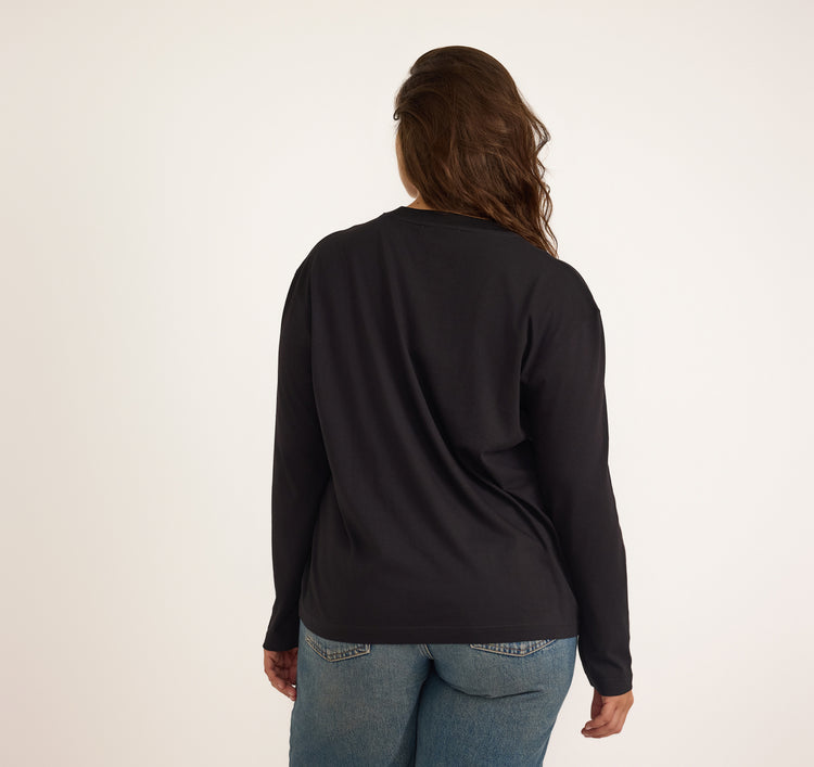 Boxy Long Sleeve - Black