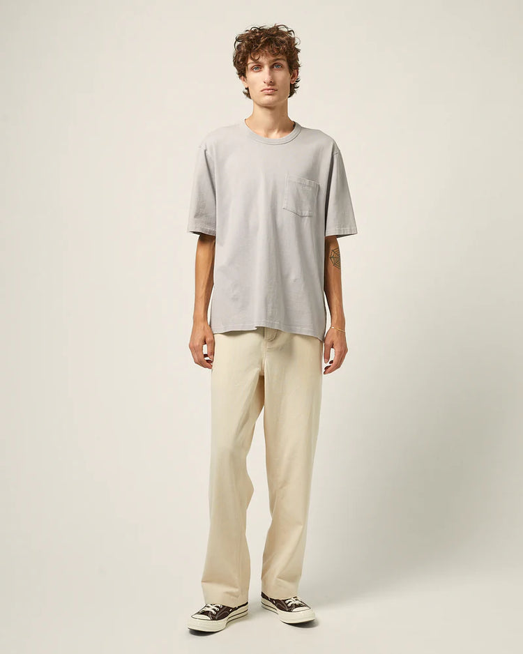 Garment Dye Tee - Oyster Grey