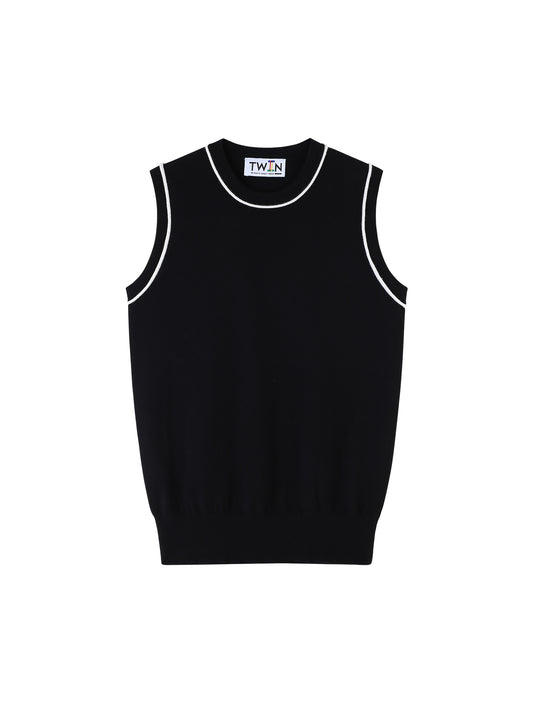 09 Sweater Tank - Black