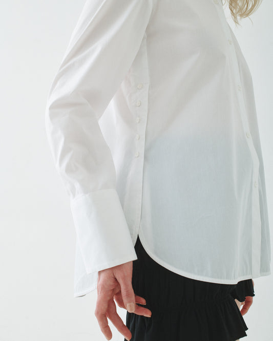 09 Side Vent Shirt - White