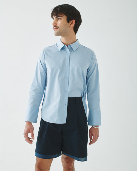 09 Side Vent Shirt - Periwinkle
