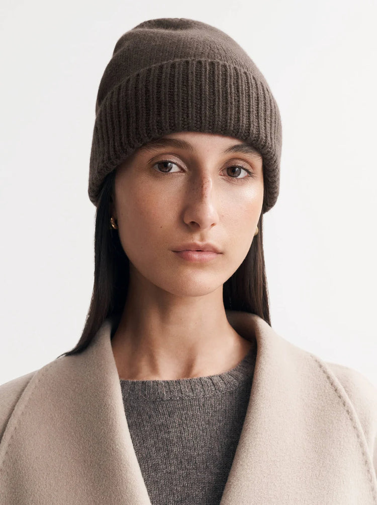 Chunky Beanie - Brown