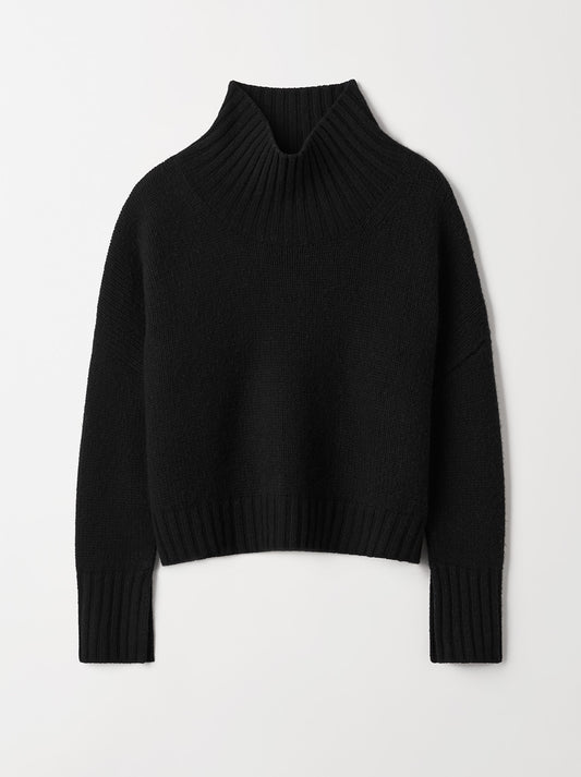 Girlfriend Turtleneck - Black