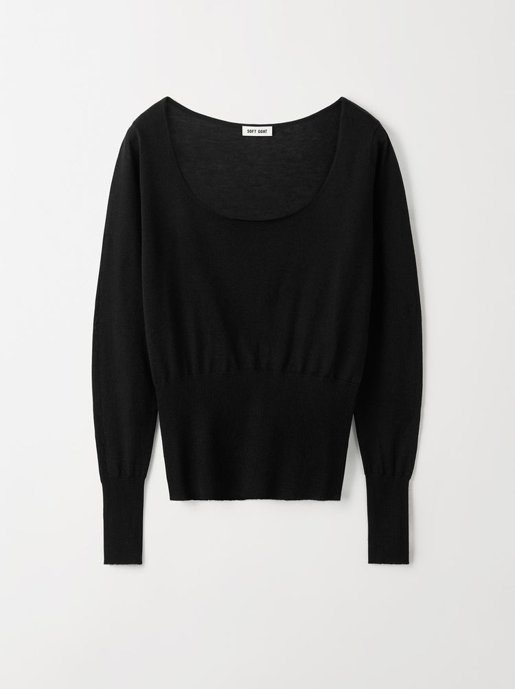 Featherlight O-Neck - Black