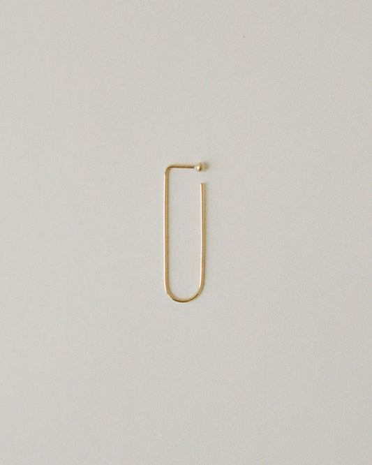 Bend II Earrings - 14k Yellow Gold