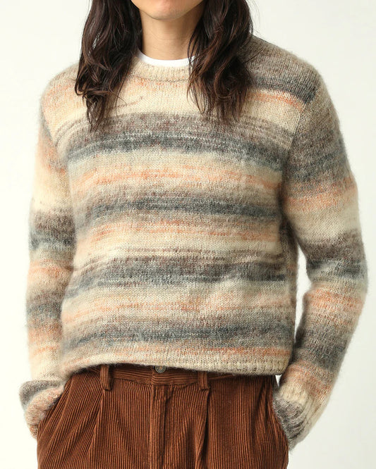 Space Dye Mohair Crewneck