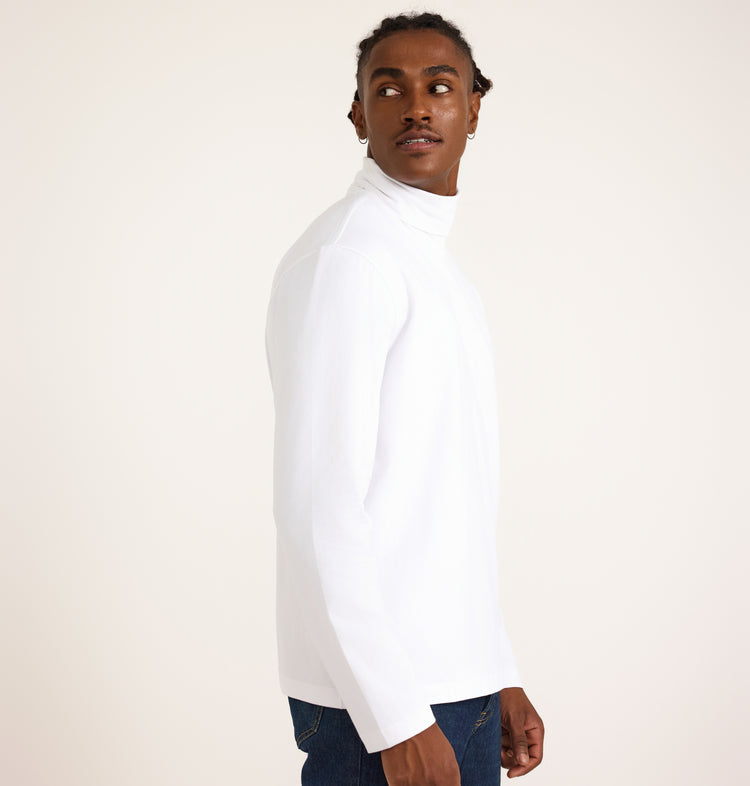 Long sleeve Turtleneck - White