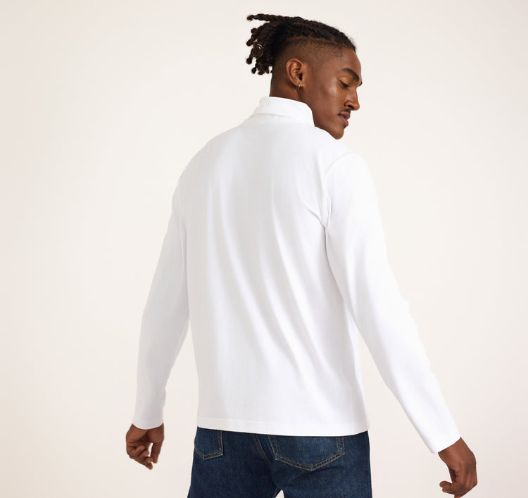 Long sleeve Turtleneck - White