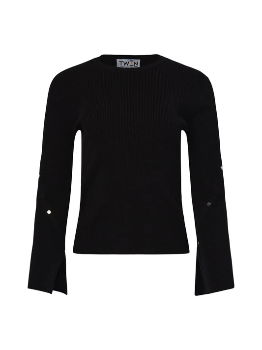 06 Oh Snap Sweater - Black