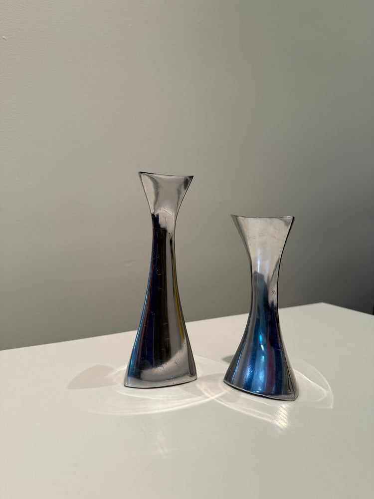 Nambé Candlestick Holders