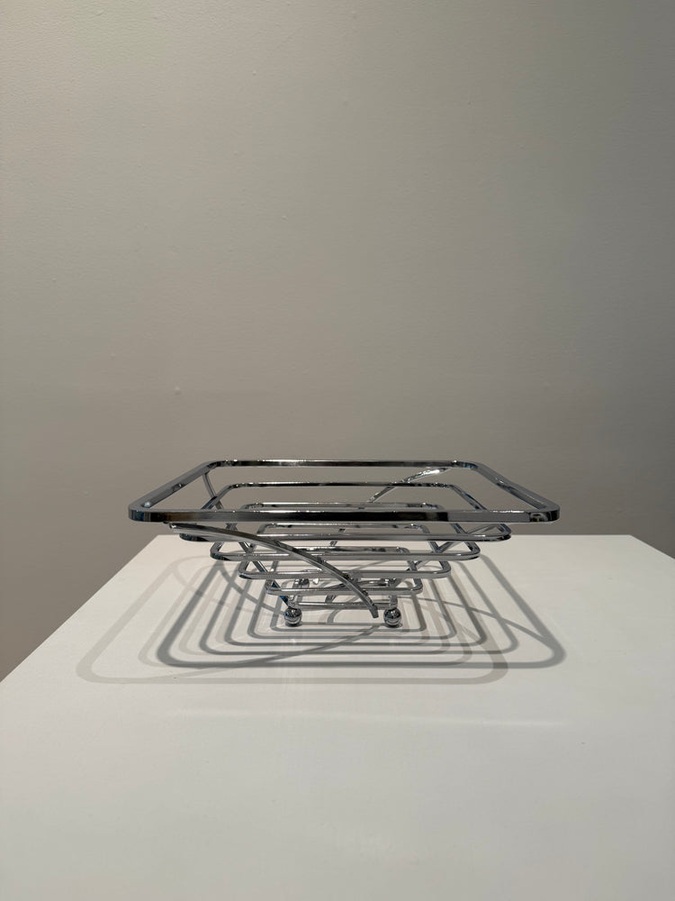 MCM Chrome Wire Fruit Bowl