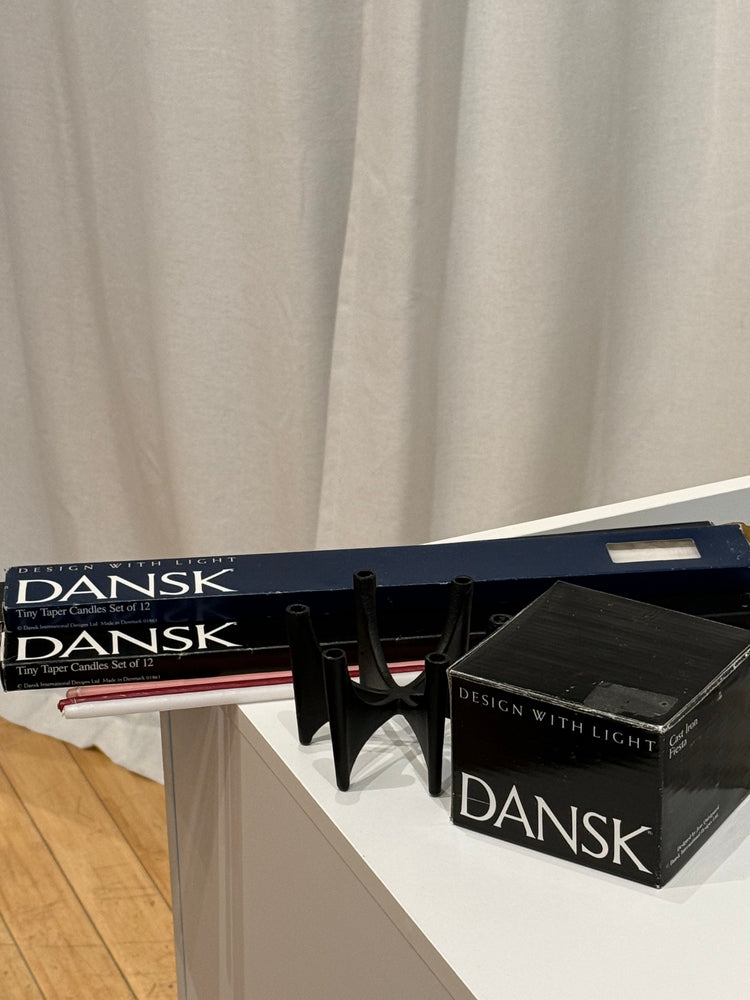 Dansk Cast Iron Fiesta & Candles