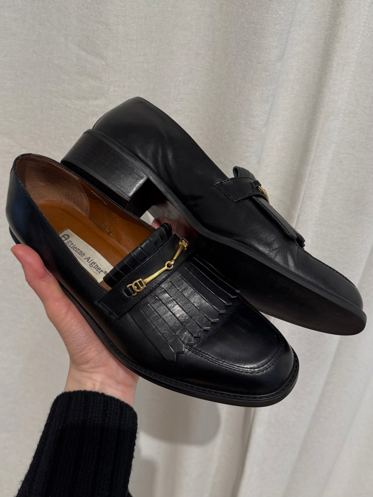 Etienne Aigner Leather Loafers