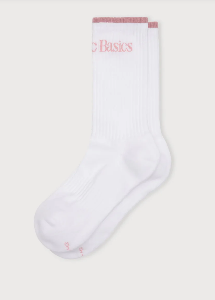 Active Tennis Socks - Rose