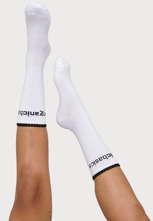 Active Tennis Socks - White