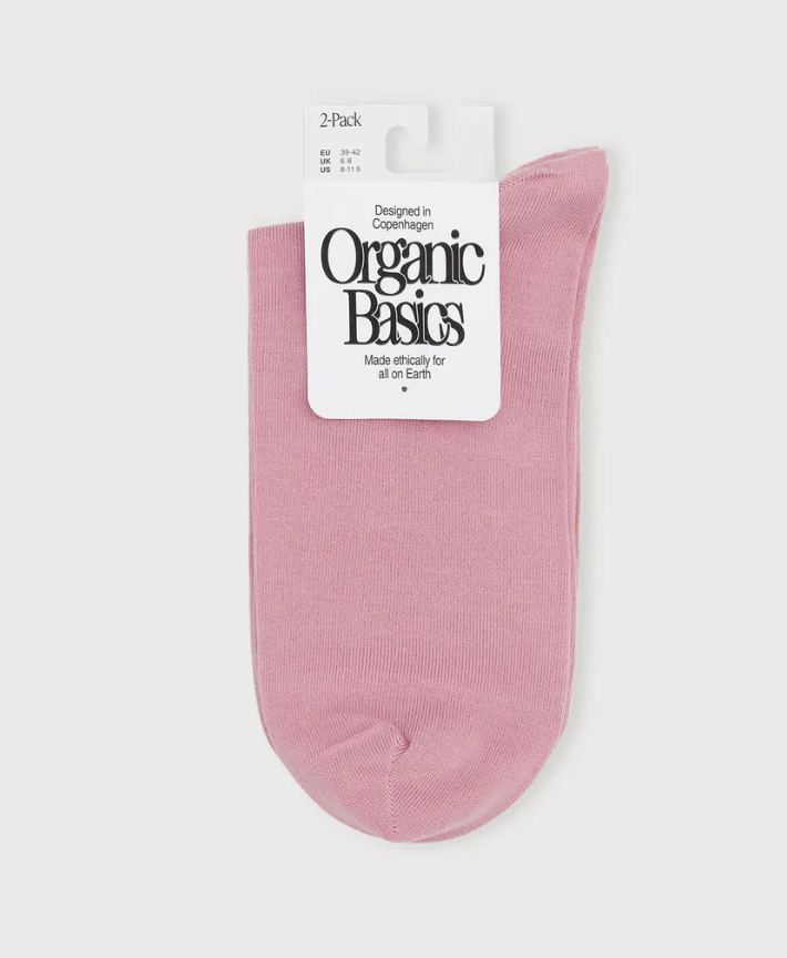 Core Socks 2-Pack - Rose