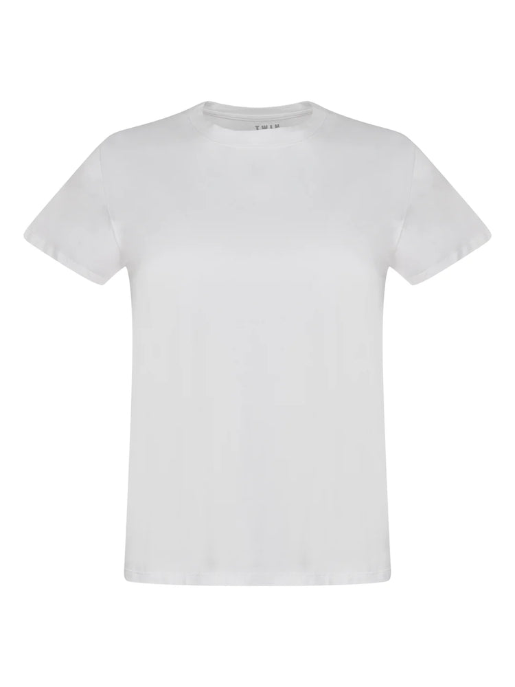 01 White Crew T-Shirt