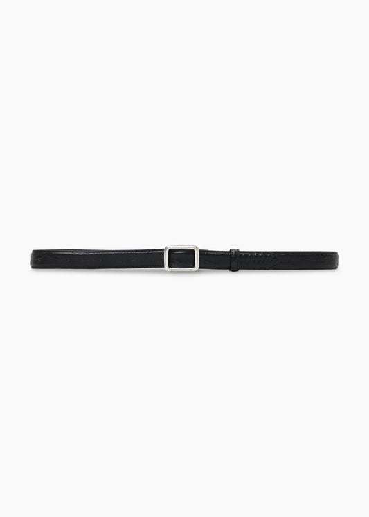 Georgia Wide Belt - Solid Black