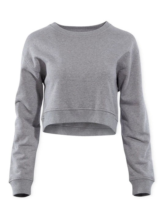 02 Cropped Sweatshirt - Grey